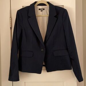 Ann Taylor suit jacket. Size 14. Navy blue. Matching pants available.